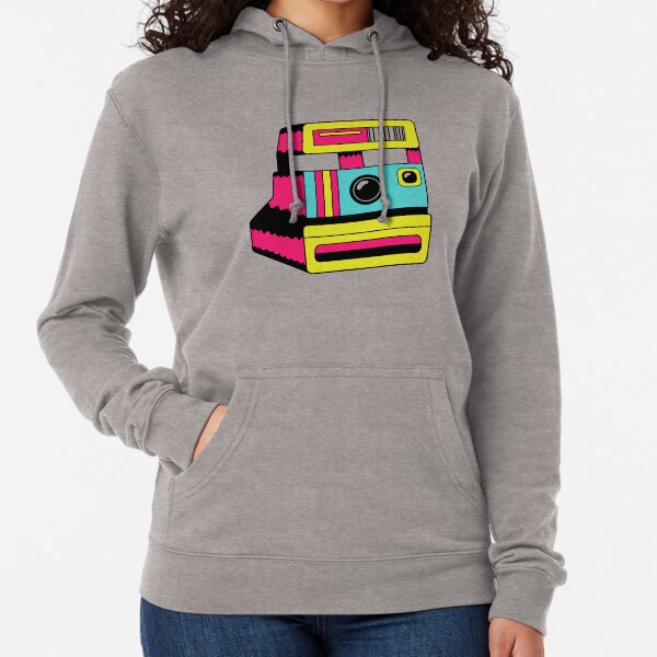 retro polaroid camera/ cute vintage 1950s camera/film/ T Shirt for Women Ladies Men Kids Teen Cool Vintage Graphic T Shirt 80s Retro T Shirt Cute Tee Novelty Candy Shirt psychedelic art trippy Lightweight Hoodie