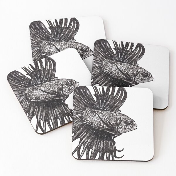 Item preview, Beta Fish Marker Drawing designed and sold by KLoganArt.