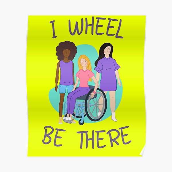 Wheelchair Posters Redbubble