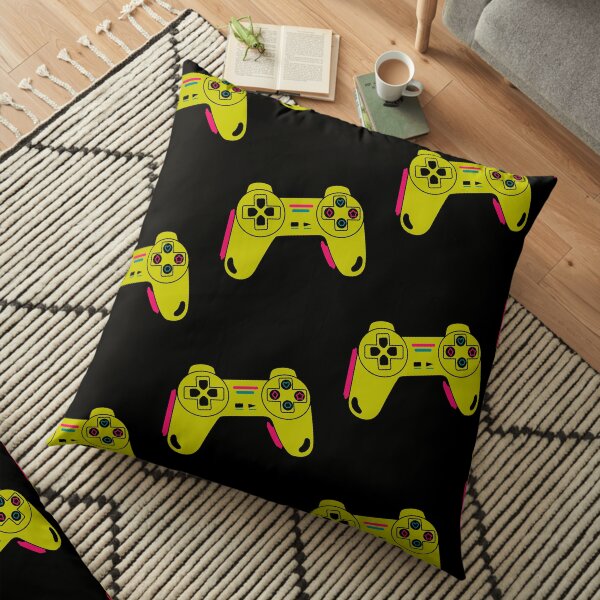 gamer ps3/ps4/ps5 playstation xbox controller/ video game/T Shirt for Women Ladies Men Kids Teen Cool Vintage Graphic T Shirt 80s Retro T Shirt Cute Tee Novelty Candy Shirt psychedelic art trippy Floor Pillow