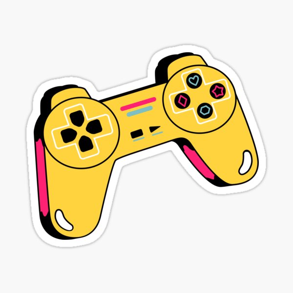 gamer ps3/ps4/ps5 playstation xbox controller/ video game/T Shirt for Women Ladies Men Kids Teen Cool Vintage Graphic T Shirt 80s Retro T Shirt Cute Tee Novelty Candy Shirt psychedelic art trippy Sticker