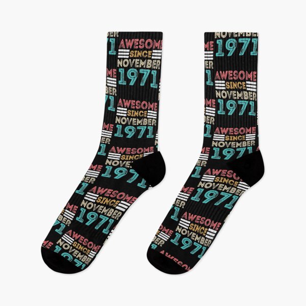 Item preview, Retro Vintage 49th Birthday - Awesome Since November 1971 designed and sold by meedTee.