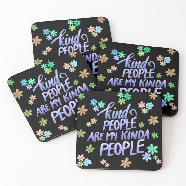 Item preview, Kind People Are My Kinda People - Purple Palette designed and sold by Squarebird.