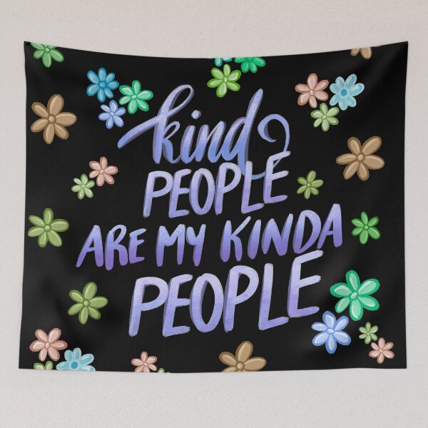 Item preview, Kind People Are My Kinda People - Purple Palette designed and sold by Squarebird.