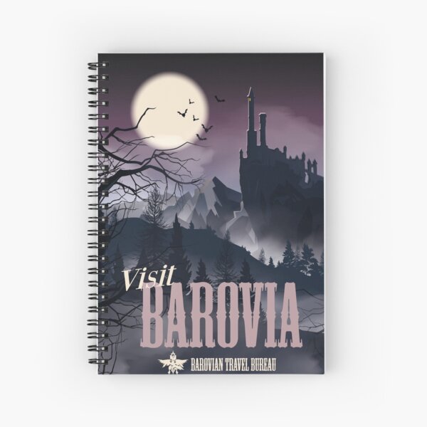 Visit Barovia Spiral Notebook