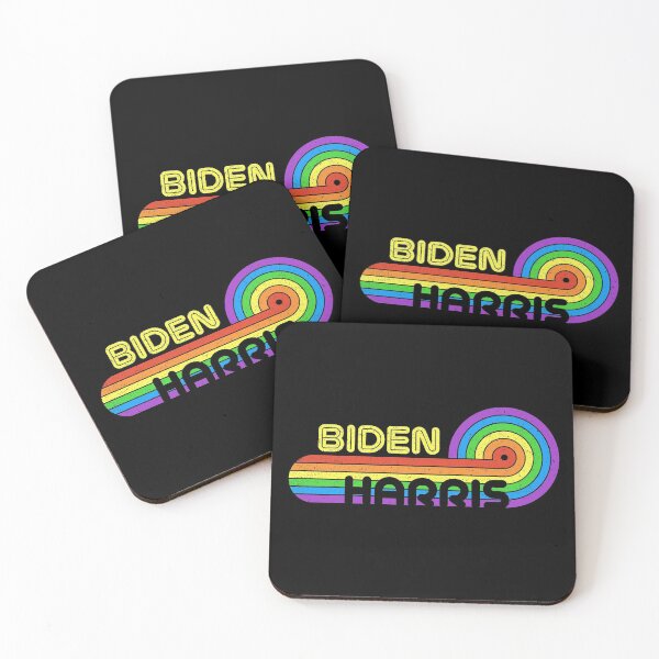 Item preview, LGBT LGBTQ Joe Biden Kamala Harris 2020 Rainbow Gay Pride designed and sold by aronia.
