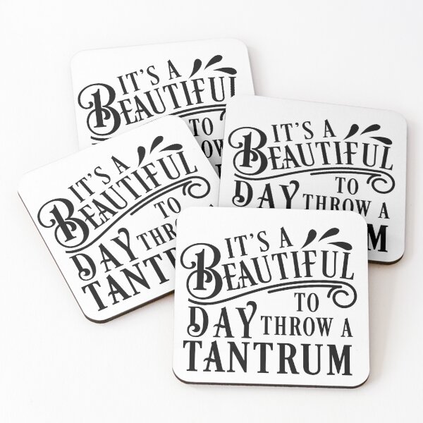 Item preview, Tantrum, funny saying, humour designed and sold by emmsephemera.