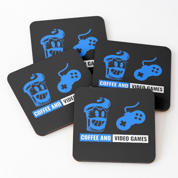 Item preview, Video Games & Coffee Retro Cartoon designed and sold by jacks-tees.