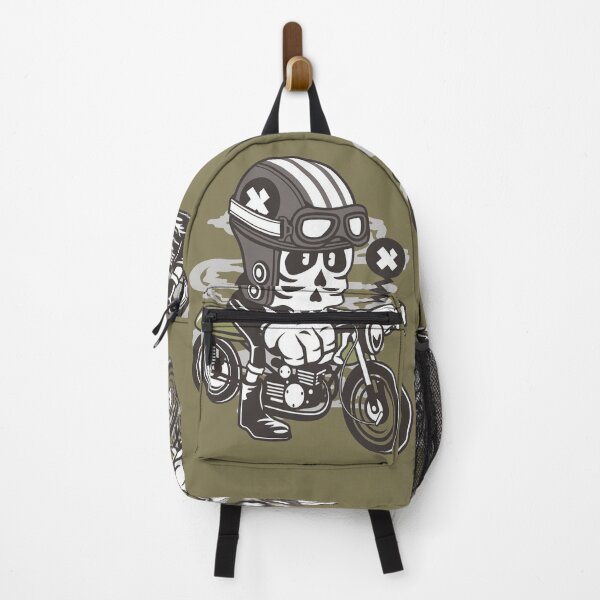 Item preview, Pro Cartoon Design Caferacer Skull designed and sold by CartoonTshirtD.