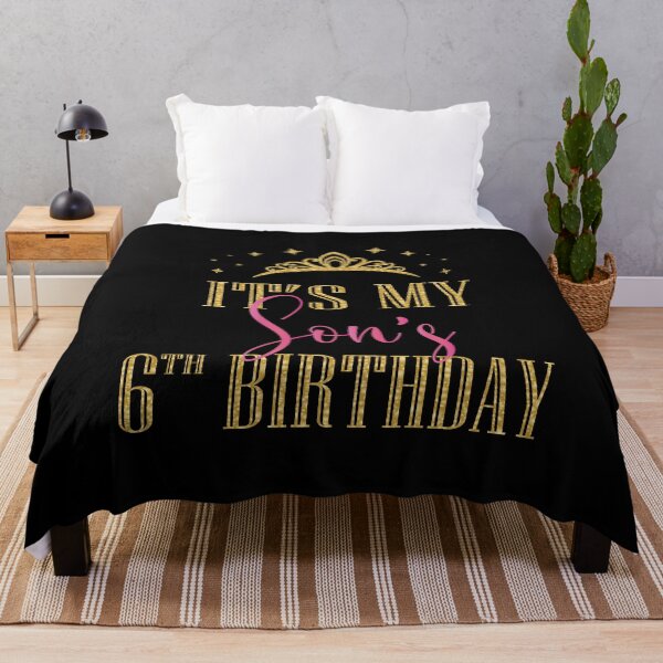 Item preview, It's My Son's 6th Birthday Boys Party Family Matching graphic designed and sold by Grabitees.
