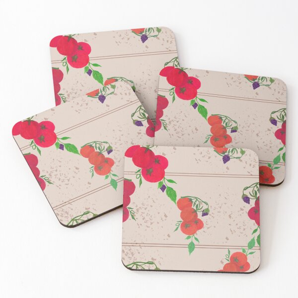 Item preview, tomato punch - GARDENIA BLOOMS designed and sold by LayoutDesign.