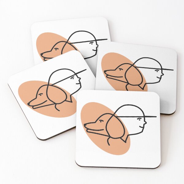 Item preview, Minimalistic face art dog owner Man's best friend minimalistic line art faces designed and sold by Deegital18.