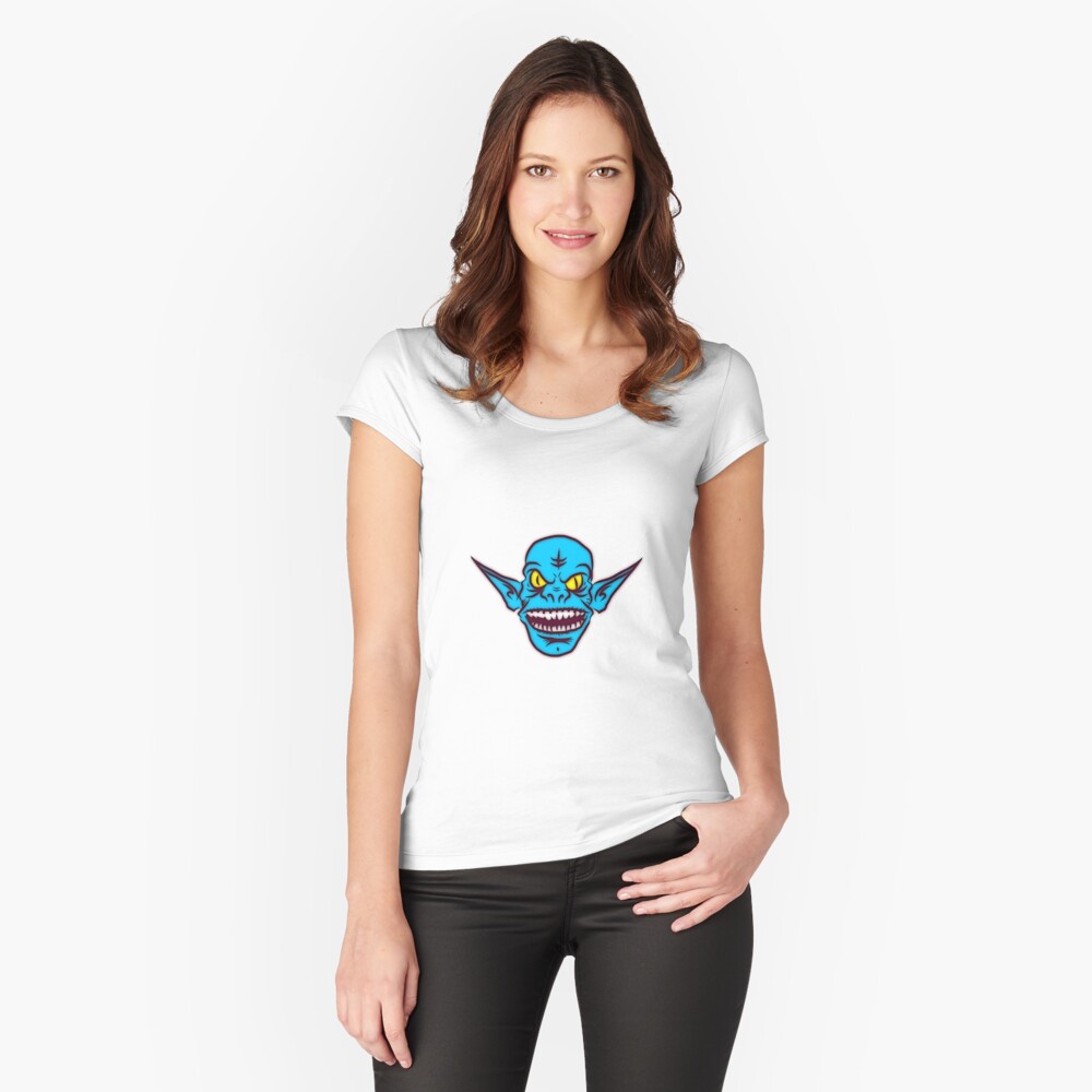Vista previa del artículo con la obra «Camiseta entallada de cuello ancho», diseñado y vendido por SiddharthaMoon.