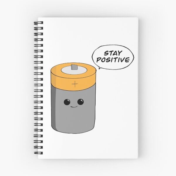 Item preview, Battery Boi Says "Stay Positive" designed and sold by Ray-Bow25.