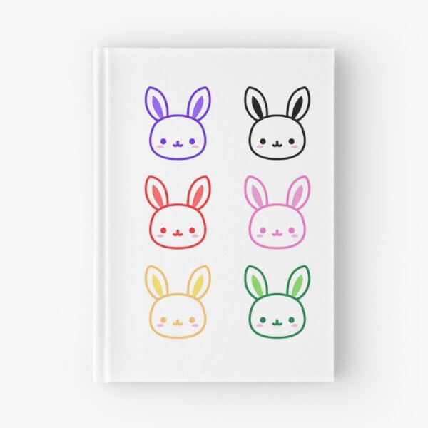 Aperçu de l'œuvre Lapin Kawaii coloré créée et vendue par Sweetsavy.