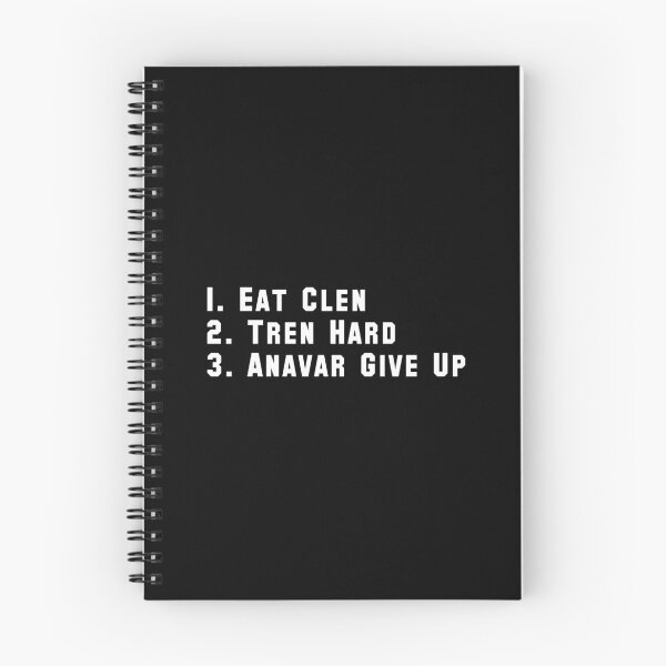 Item preview, Eat Clen, Tren Hard, Anavar Give Up designed and sold by Stormfathr.