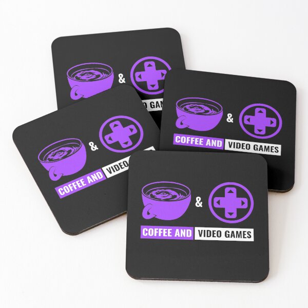 Item preview, Video Games & Coffee Dpad Purple designed and sold by jacks-tees.