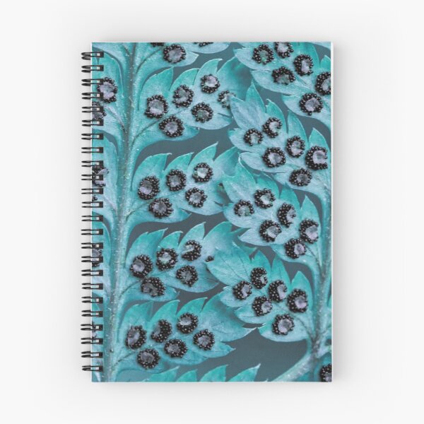 Item preview, Fern Fern Leaves Spores Farn Macro Forest Switzerland Turquoise Petrol designed and sold by Forestia.