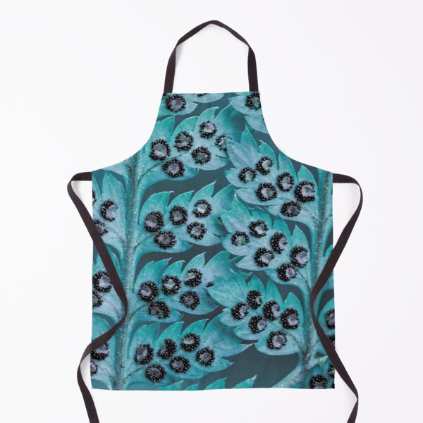 Item preview, Fern Fern Leaves Spores Farn Macro Forest Switzerland Turquoise Petrol designed and sold by Forestia.