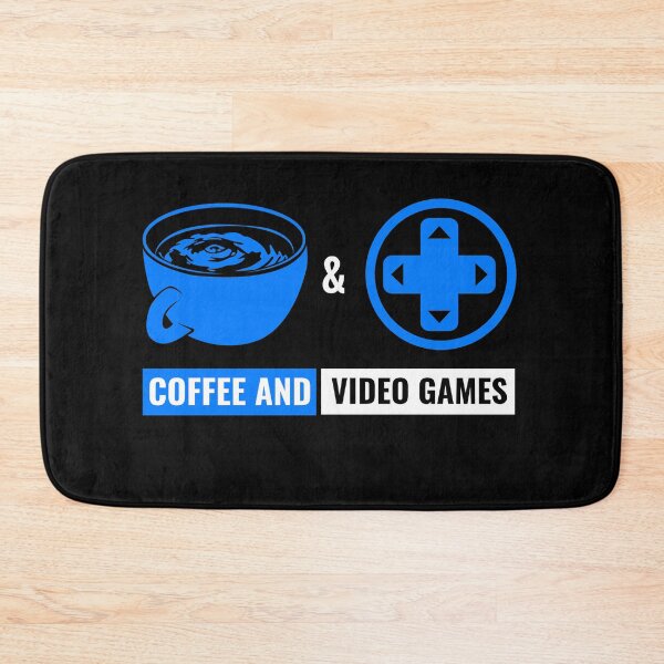 Item preview, Video Games & Coffee Dpad Blue designed and sold by jacks-tees.