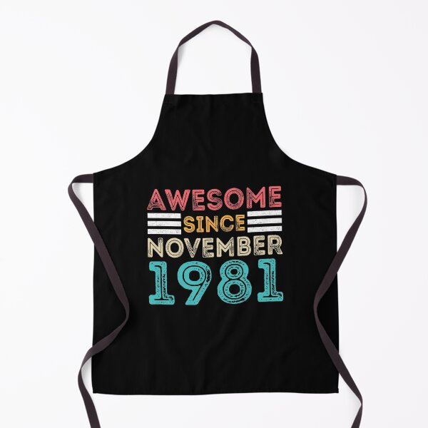 Item preview, Retro Vintage 39th Birthday - Awesome Since November 1981 designed and sold by meedTee.