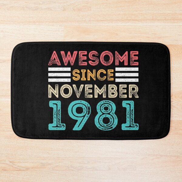 Item preview, Retro Vintage 39th Birthday - Awesome Since November 1981 designed and sold by meedTee.