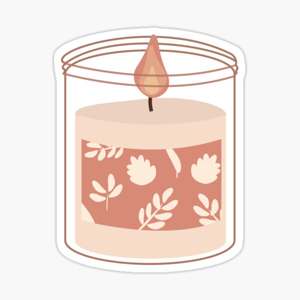 Fall Candle Sticker