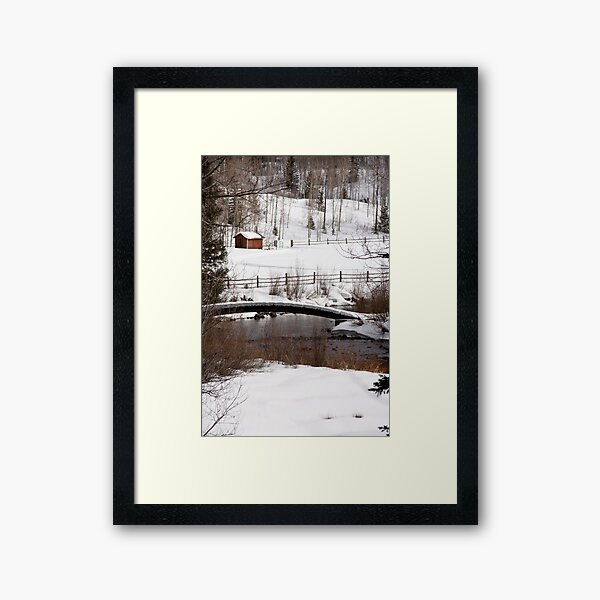 Roaring Fork Bridge Framed Art Print