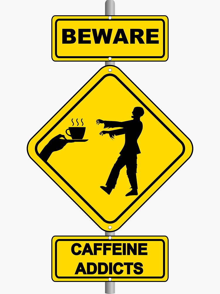 Thumbnail 3 of 3, Sticker, Coffee Zombie designed and sold by SiddharthaMoon.
