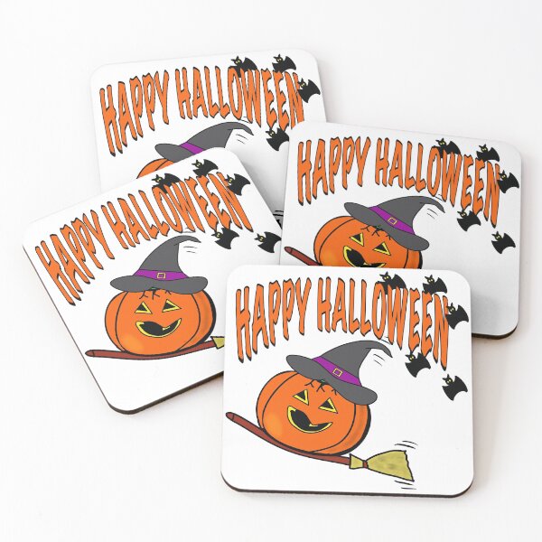 Item preview, Pumpkin Face Wearing Witch Hat designed and sold by BusyMonkeys.