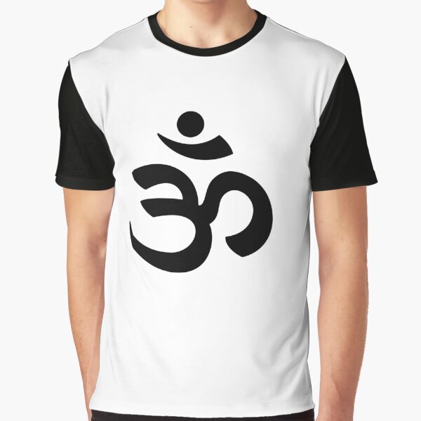 Aum Black Graphic T-Shirt