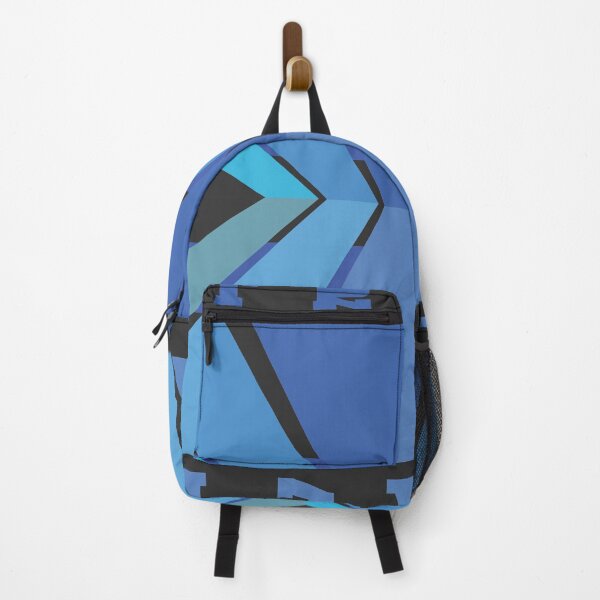 Item preview, cool minimalist abstract art of geometric and fresh blue colors designed and sold by Half Mess.