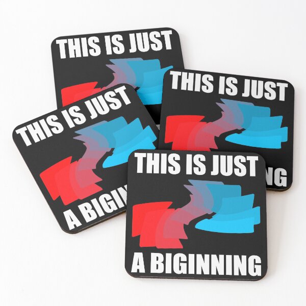 Item preview, Thise is just a begining. Popular phrases.BlackT-shirts  Man Woman Youth T-shirts, phone case, mug and more designed and sold by Galina Kostyaeva.