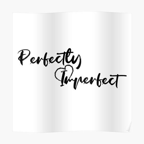 Perfectly Imperfect Calligraphy Lettering Temporary Tattoo  Etsy Canada