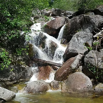 Artwork thumbnail, Waterfall With Rocks And Ridges by PLANTONE