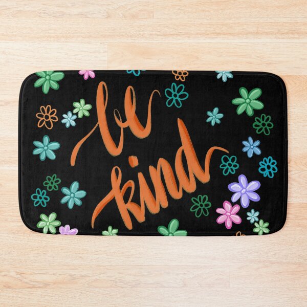 Item preview, Be Kind Positivity Quote - Orange Palette designed and sold by Squarebird.