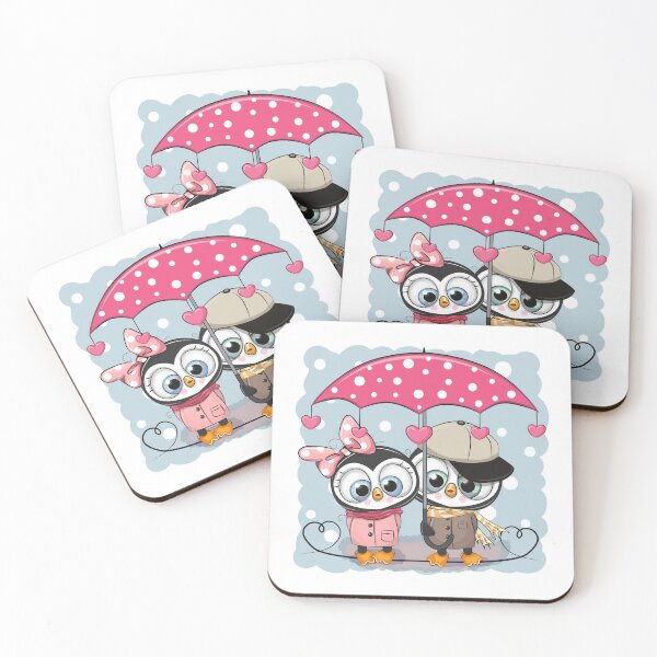 Item preview, Penguin Couple designed and sold by MisterGooseShop.