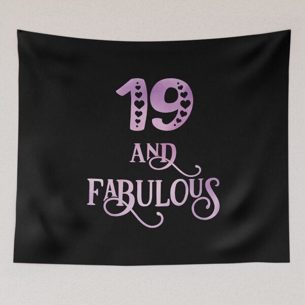 Item preview, Women 19 Years Old And Fabulous 19th Birthday Party design designed and sold by Grabitees.