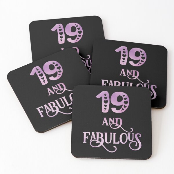 Item preview, Women 19 Years Old And Fabulous 19th Birthday Party design designed and sold by Grabitees.