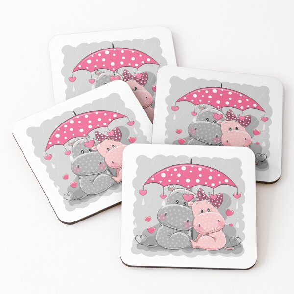 Item preview, Hippo Couple designed and sold by MisterGooseShop.