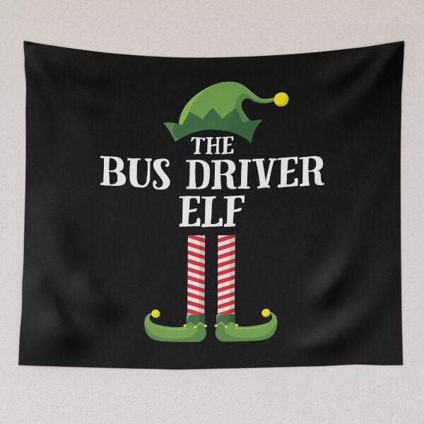 Item preview, Bus Driver Elf Matching Family Group Christmas designed and sold by ElfEmporium.
