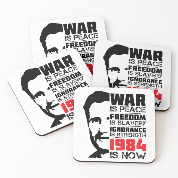Item preview, War is Peace, Freedom is Slavery, Ignorance is Strength, 1984 is now designed and sold by CatsCrew.
