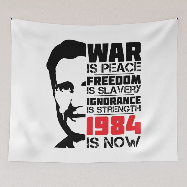 Item preview, War is Peace, Freedom is Slavery, Ignorance is Strength, 1984 is now designed and sold by CatsCrew.