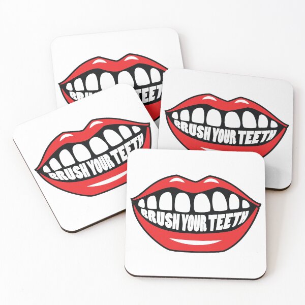 Item preview, Brush Your Teeth Mouth designed and sold by MonkeyBusinessC.
