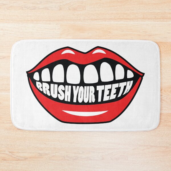 Item preview, Brush Your Teeth Mouth designed and sold by MonkeyBusinessC.