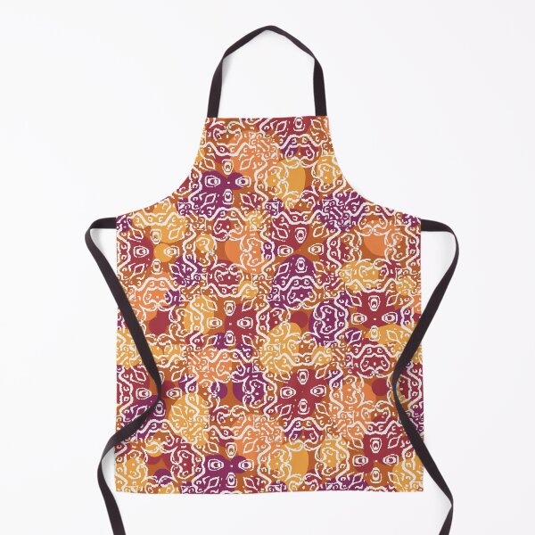 Item preview, abstract ornament in rusty tones designed and sold by rysunki-malunki.
