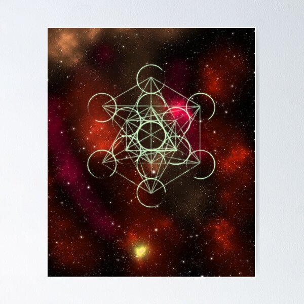 Item preview, Metatron Cube Galaxy | Sacred Geometry  designed and sold by ghost888.