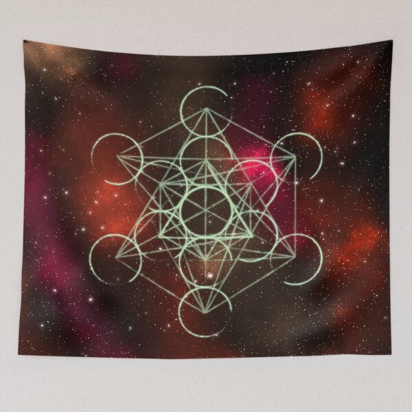 Item preview, Metatron Cube Galaxy | Sacred Geometry  designed and sold by ghost888.