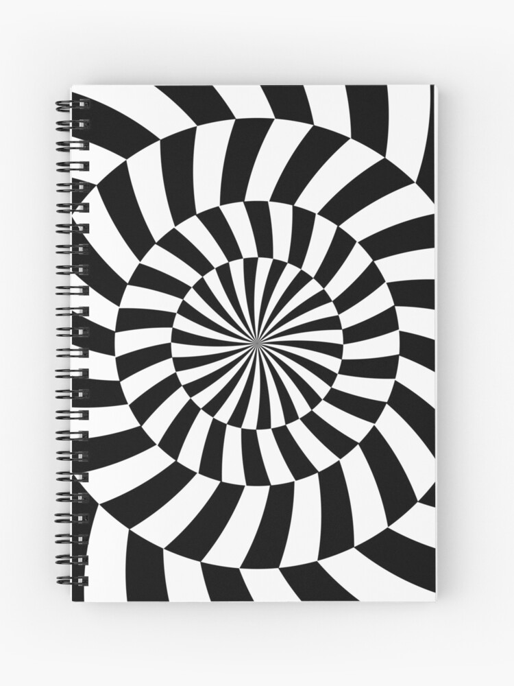 Op art 1 Spiral Notebook