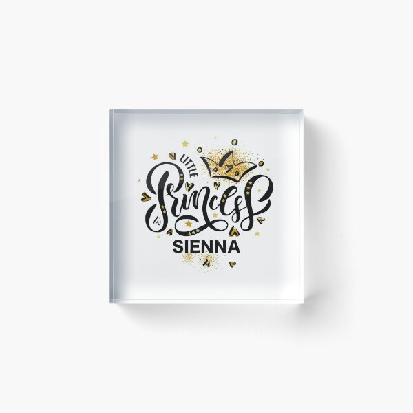 Item preview, Little princess Sienna, gift for cute baby girl designed and sold by Kiwwwi.
